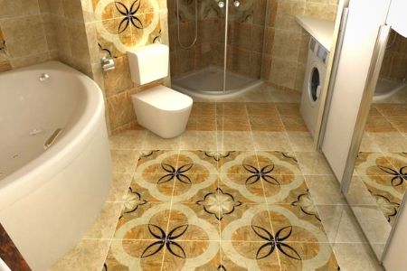 Керамическая плитка в ванной