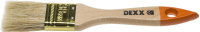 Кисть флейцевая DEXX деревянная ручка, натуральная щетина, индивидуальная упаковка, 38мм (0100-038_z02)