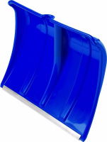 Лопата снеговая пластиковая с алюминиевой планкой без черенка 500мм синяя СИБИН 421835 (421835)