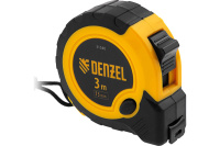 Рулетка 3мx13мм двухкомпонентный корпус кнопка-пауза Denzel (31540)