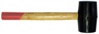 Киянка резиновая 900г деревянная ручка