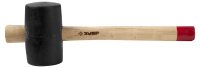 Киянка ЗУБР МАСТЕР резиновая с деревянной ручкой 0.34кг (2050-55_z01)