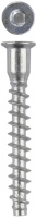 Винт-конфирмат оцинкованный шестигранный шлиц 7.0ммx50мм ЗУБР (4-308050-70-050)