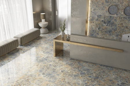 Керамогранит Creto  Carrara Elite 80х160 глянцевый фото в интернет-магазине Мегастроймаркет