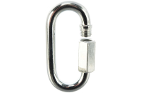 Карабин винтовой (соединитель цепи) цинк 12мм фото в интернет-магазине Мегастроймаркет