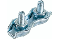 Зажим для стальных канатов двойной DUPLEX цинк 6мм фото в интернет-магазине Мегастроймаркет