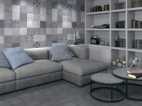 Керамогранит Kerama Marazzi  Карнаби-стрит орнамент серый 20х20 матовый фото в интернет-магазине Мегастроймаркет