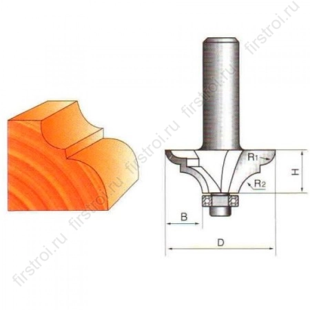 Фреза GLOBUS 2001 R8 фото в интернет-магазине Мегастроймаркет