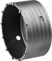 Коронка по бетону ЗУБР "ПРОФЕССИОНАЛ" без державки, 125мм, резьбовая посадка коронки М22 (29180-125) фото в интернет-магазине Мегастроймаркет