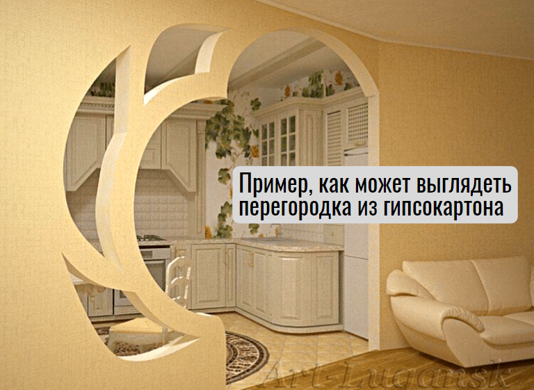 Перегородка из гипсокартона