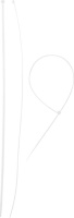 Хомуты ЗУБР нейлоновые белые 4.8x500мм(100шт) (309010-48-500)