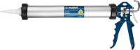 Пистолет для герметика ЗУБР ПРОФЕССИОНАЛ закрытый алюминиевый корпус 600мл (06633-60) фото в интернет-магазине Мегастроймаркет