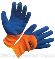 Перчатки утепленные #300 ЧЕРНЫЙ облив (до -30 гр.) фото в интернет-магазине Мегастроймаркет