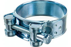 Хомуты металлические силовые 29-31мм ширина 20мм шарнирные W1 (2шт) СИБРТЕХ (47511)