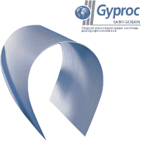 Гипсофибровый лист Gyproc Гласрок 2400х1200х6 мм