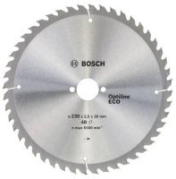Диск пильный BOSCH OPTILINE ECO 230x30x48Т 2608644382 Диск пильный BOSCH OPTILINE ECO 230x30x48Т 2608644382