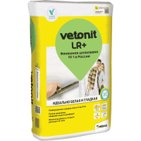 Шпатлевка финишная полимерная Weber.Vetonit LR+ белая 20 кг
