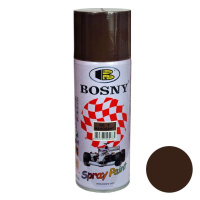 Краска BOSNY акриловая аэрозольная коричневая №7 400мл фото в интернет-магазине Мегастроймаркет