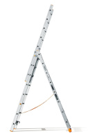 Трехсекционная лестница Эйфель Классик 3x8 фото в интернет-магазине Мегастроймаркет