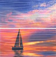 Декор Kerama Marazzi Панно Тиррено Закат обрезной 60х60 матовый Декор Kerama Marazzi Панно Тиррено Закат обрезной 60х60 матовый