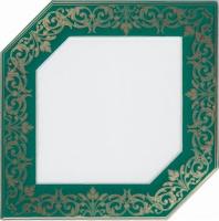 Декор Kerama Marazzi  Клемансо зеленый 15х15 глянцевый Декор Kerama Marazzi  Клемансо зеленый 15х15 глянцевый