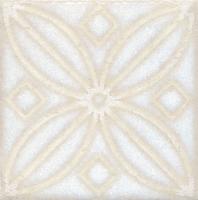 Вставка Kerama Marazzi Амальфи орнамент белый 9.9х9.9 матовый (STG/B402/1266)