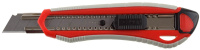 Нож ЗУБР МАСТЕР с сегментированным лезвием двуxкомпонентный корпус автофиксатор сталь У8А 18мм (09157)