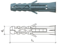 Дюбель KPxWkret-met 8x50