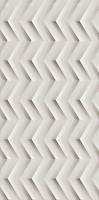Плитка Atlas Concorde 3Д Вайт Аква Шеврон Матт 30.5х56 матовая