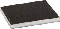 Губка шлифовальная ЗУБР МАСТЕР двуxсторонняя мягкий поролон Р120 123x98x12мм (35614-120)