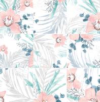 Декор Creto Панно Skyline 20х60 (компл. из 3 шт) матовый