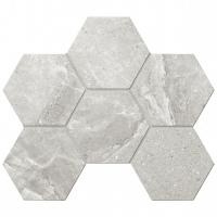 Керамогранит Estima Мозаика KA01 Hexagon 25x28.5 Неполированный(10 мм)