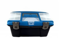 Ящик для инструмента 19, 40х230мм два съемных органайзера подвижный лоток фото в интернет-магазине Мегастроймаркет