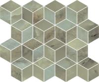 Декор Kerama Marazzi  Джардини зеленый мозаичный 37.5х45 глянцевый