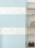 Плитка Creto  Aurora Celeste 20х60 матовая фото в интернет-магазине Мегастроймаркет