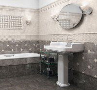 Декор Kerama Marazzi  мозаичный Мерджеллина коричневый тёмный 30.1х30.1 глянцевый фото в интернет-магазине Мегастроймаркет