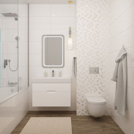 Вставка Creto Mono Justin 30х60 глянцевый фото в интернет-магазине Мегастроймаркет