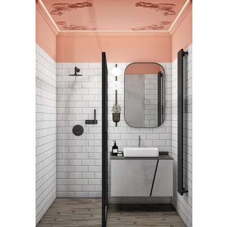 Керамогранит Italon Грув Дарк 9.5х60 матовый фото в интернет-магазине Мегастроймаркет