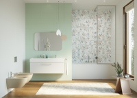 Декор Creto Панно Skyline 20х60 (компл. из 3 шт) матовый фото в интернет-магазине Мегастроймаркет