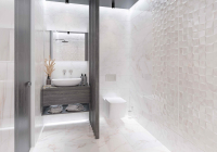 Плитка Creto  Calacatta Ice W M 25х75 NR Glossy 1 глянцевая фото в интернет-магазине Мегастроймаркет