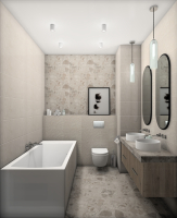 Плитка Creto  Crema Marfil Ivory W M 30х90 R Glossy 1 глянцевая фото в интернет-магазине Мегастроймаркет