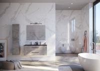 Керамогранит Creto  Statuario Cara Satin 60х120 сатинированный фото в интернет-магазине Мегастроймаркет