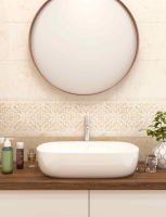 Плитка Creto  Eva бежевый 25х40 матовая фото в интернет-магазине Мегастроймаркет