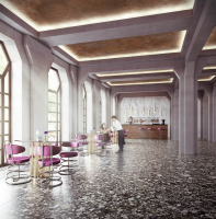 Керамогранит Kerama Marazzi  Surface Laboratory/Мариначе черный лаппатированный 119.5х320 лаппатированный фото в интернет-магазине Мегастроймаркет