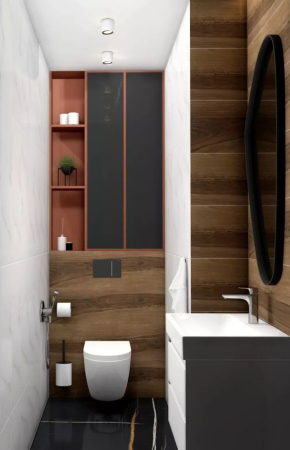 Керамогранит Italon Мезон Волнат 30х120 матовый фото в интернет-магазине Мегастроймаркет