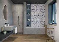 Декор Creto  Tokio Light Grey W M/STR 20х60 NR Mat 1 матовый фото в интернет-магазине Мегастроймаркет