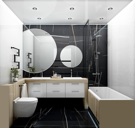 Керамогранит Italon  Шарм Делюкс Сахара Нуар 80х160 люкс фото в интернет-магазине Мегастроймаркет