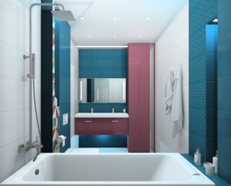 Плитка Creto  Mono sky 30х60 глянцевая фото в интернет-магазине Мегастроймаркет