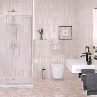 Вставка Creto Carpet Vetro pearl W / DEC  M 25х75 NR Satin 1 матовый фото в интернет-магазине Мегастроймаркет