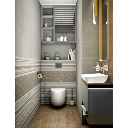 Плитка Creto  Naomi Band 30х60 матовая фото в интернет-магазине Мегастроймаркет